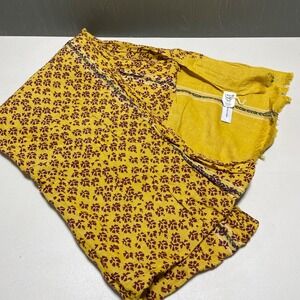 Maxwell Scarf Cotton Linen‎ New W/O Tag 24 x 78